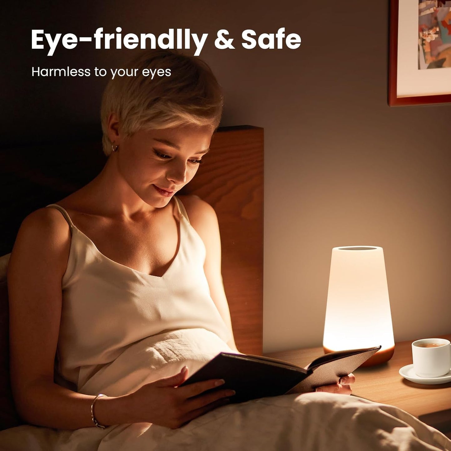 Dimmable Touch Lamp | 5 Brightness Levels | 13 RGB Colors