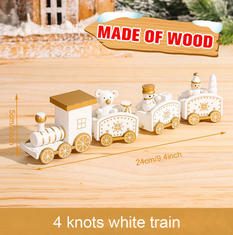 Christmas Wooden Train Gifts Set