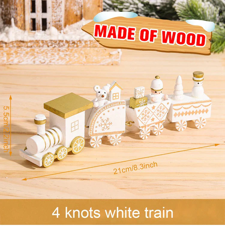 Christmas Wooden Train Gifts Set