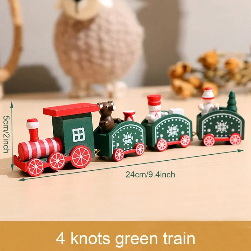 Christmas Wooden Train Gifts Set