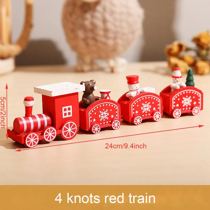 Christmas Wooden Train Gifts Set