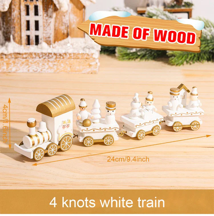 Christmas Wooden Train Gifts Set