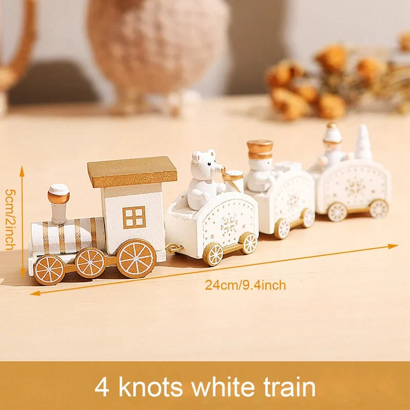 Christmas Wooden Train Gifts Set