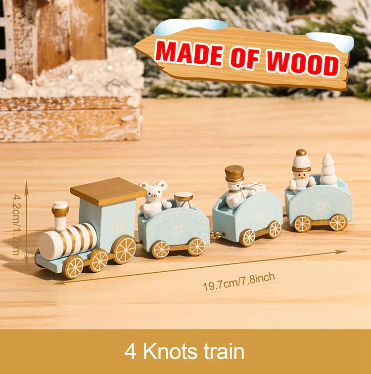 Christmas Wooden Train Gifts Set