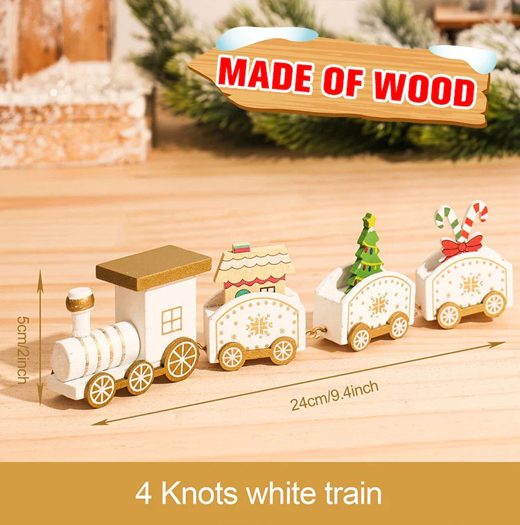 Christmas Wooden Train Gifts Set