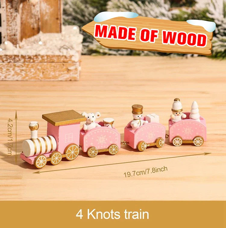 Christmas Wooden Train Gifts Set