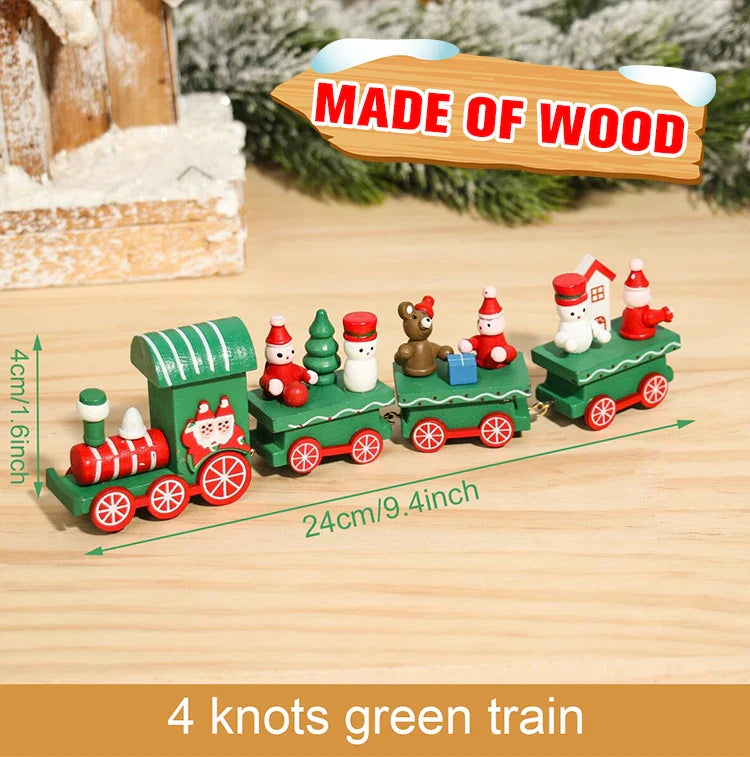 Christmas Wooden Train Gifts Set
