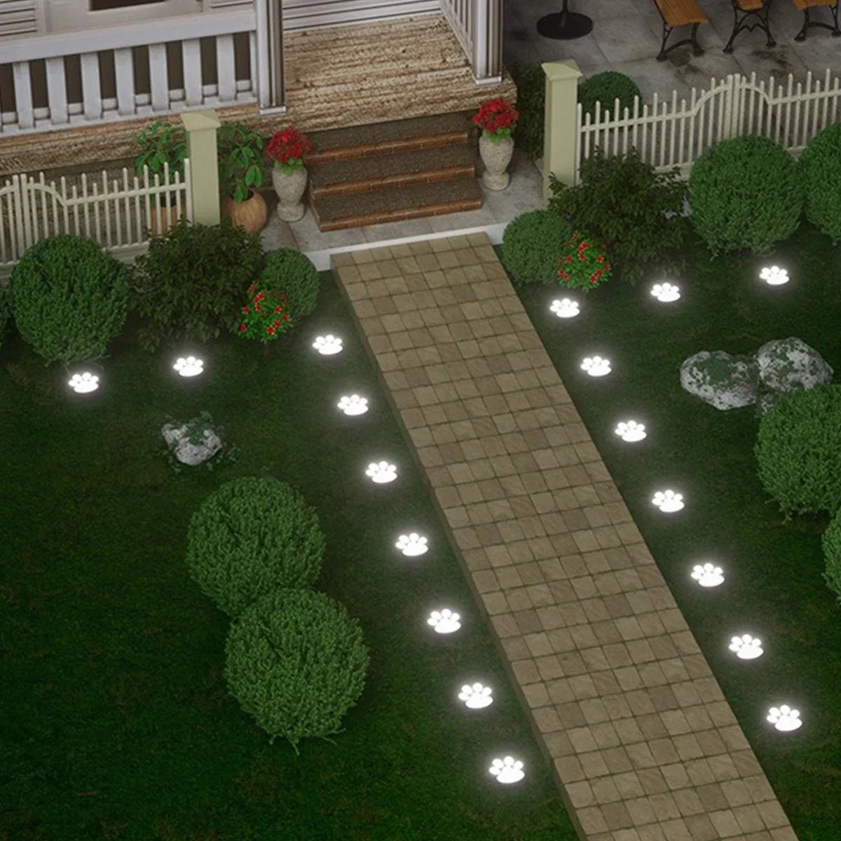 PawGlow Lights – Solar-Powered Paws of Light!