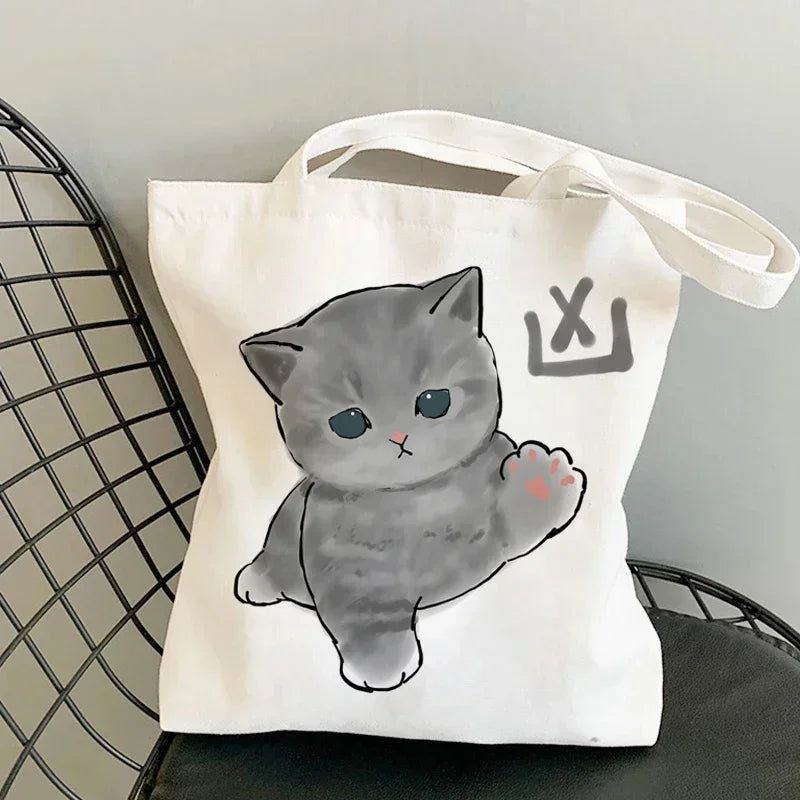 Cute Anime Canvas Handbag