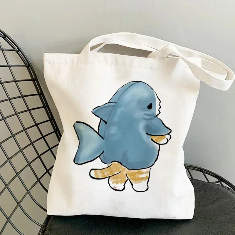 Cute Anime Canvas Handbag