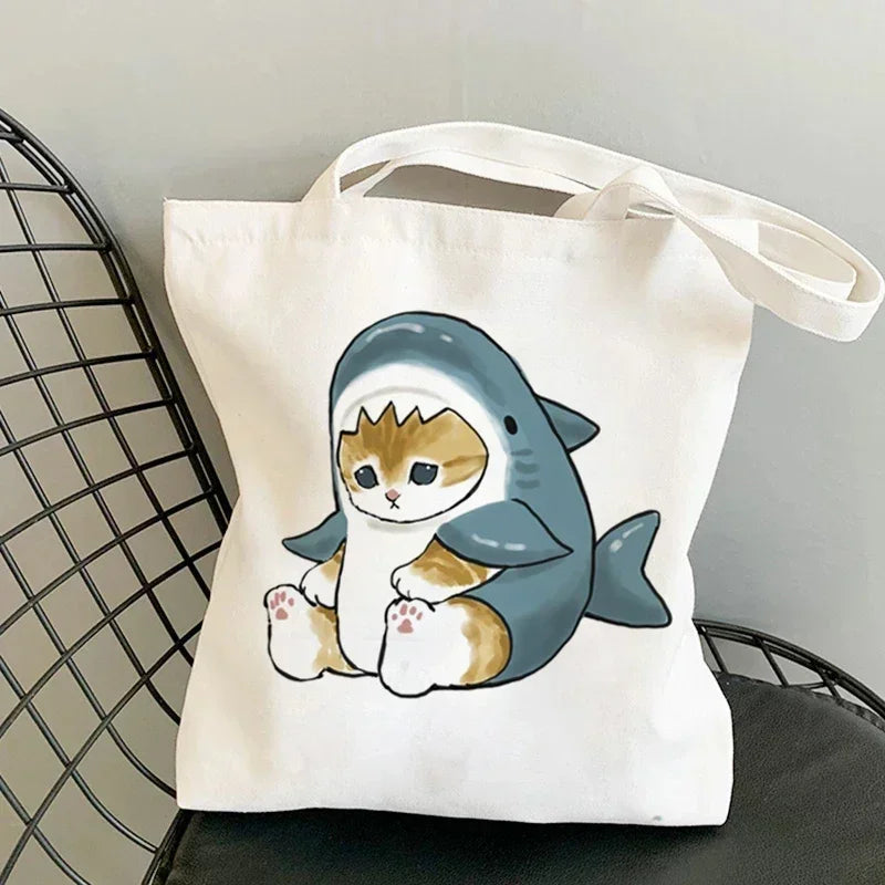 Cute Anime Canvas Handbag