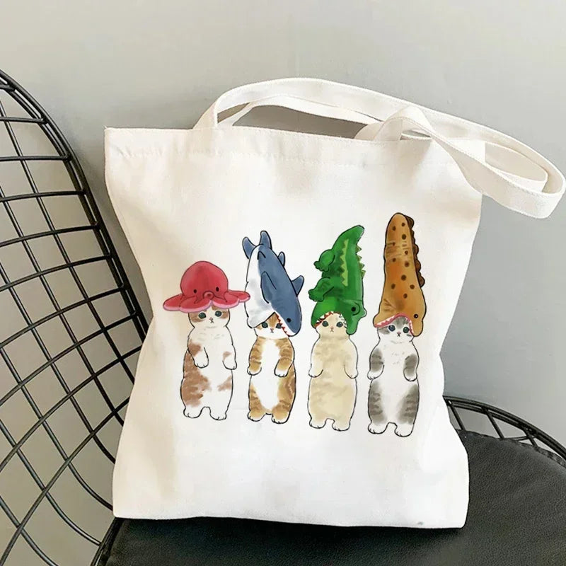 Cute Anime Canvas Handbag