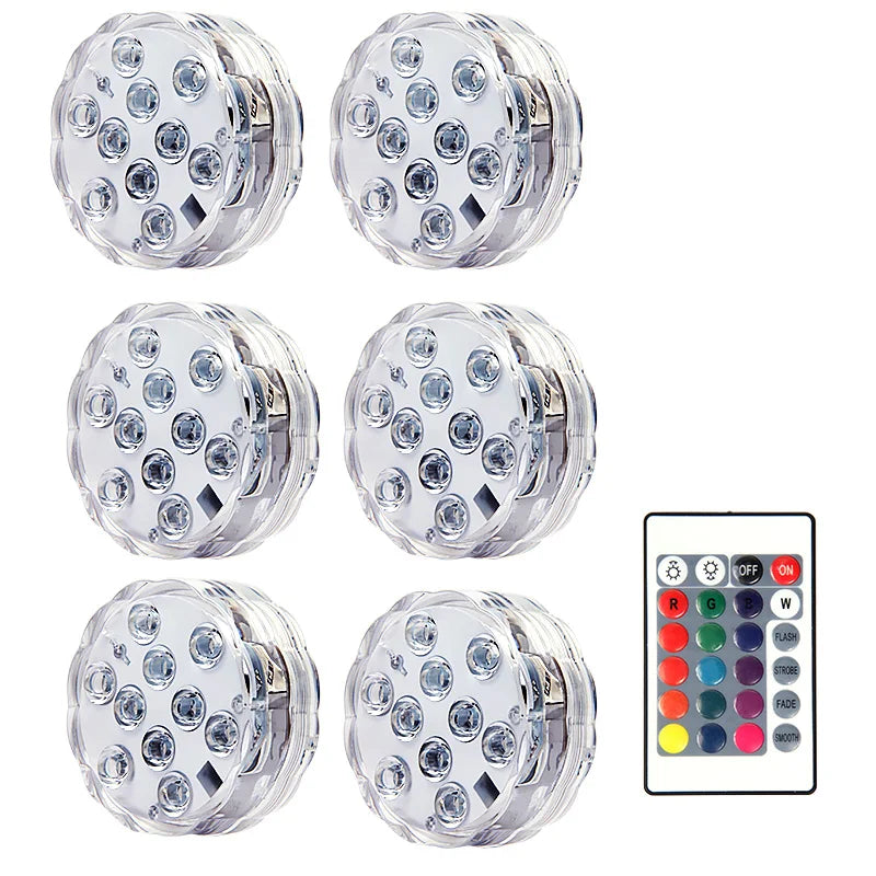 Glow Your Pool: Submersible LED Lights with RF Remote