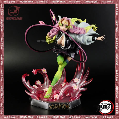 22cm Demon Slayer anime figureKanroji Mitsuri statue pvc Gk Statue