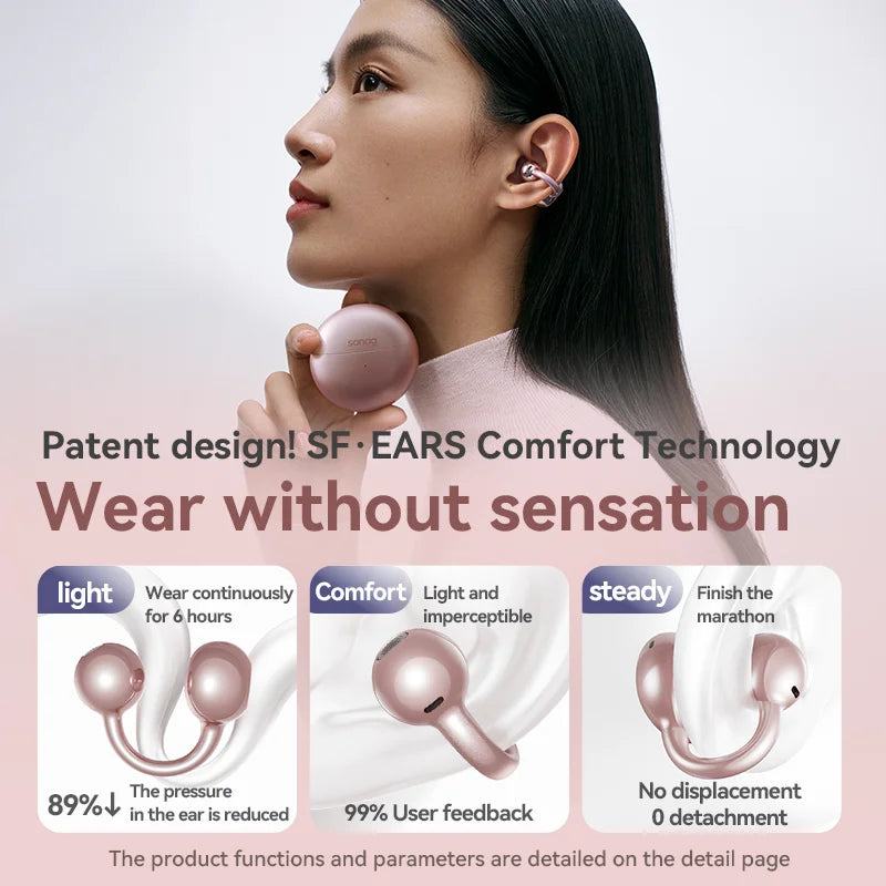 AirClip Beats – Open-Ear Freedom, Wireless Power