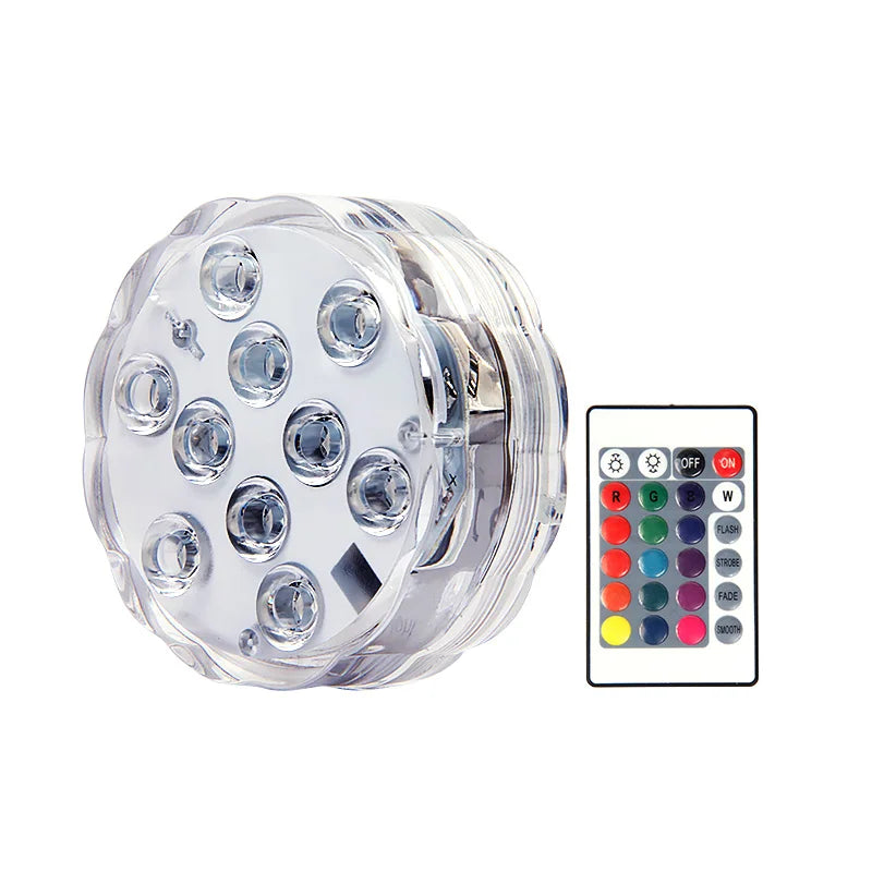 Glow Your Pool: Submersible LED Lights with RF Remote
