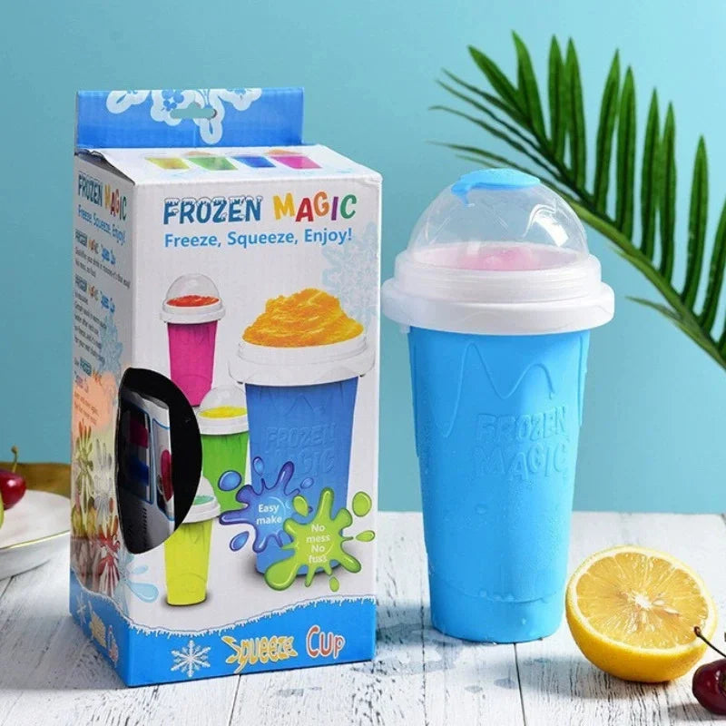Chill & Sip: Instant Smoothie Slushy Cup