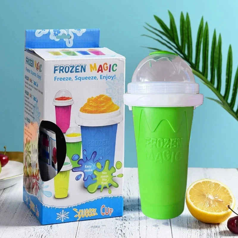 Chill & Sip: Instant Smoothie Slushy Cup