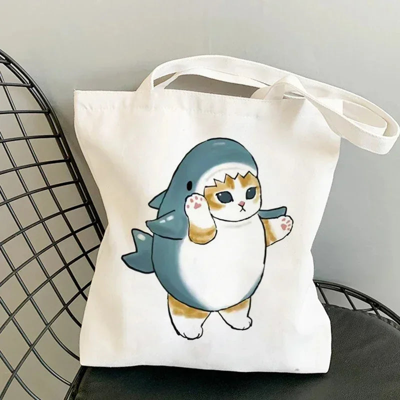 Cute Anime Canvas Handbag