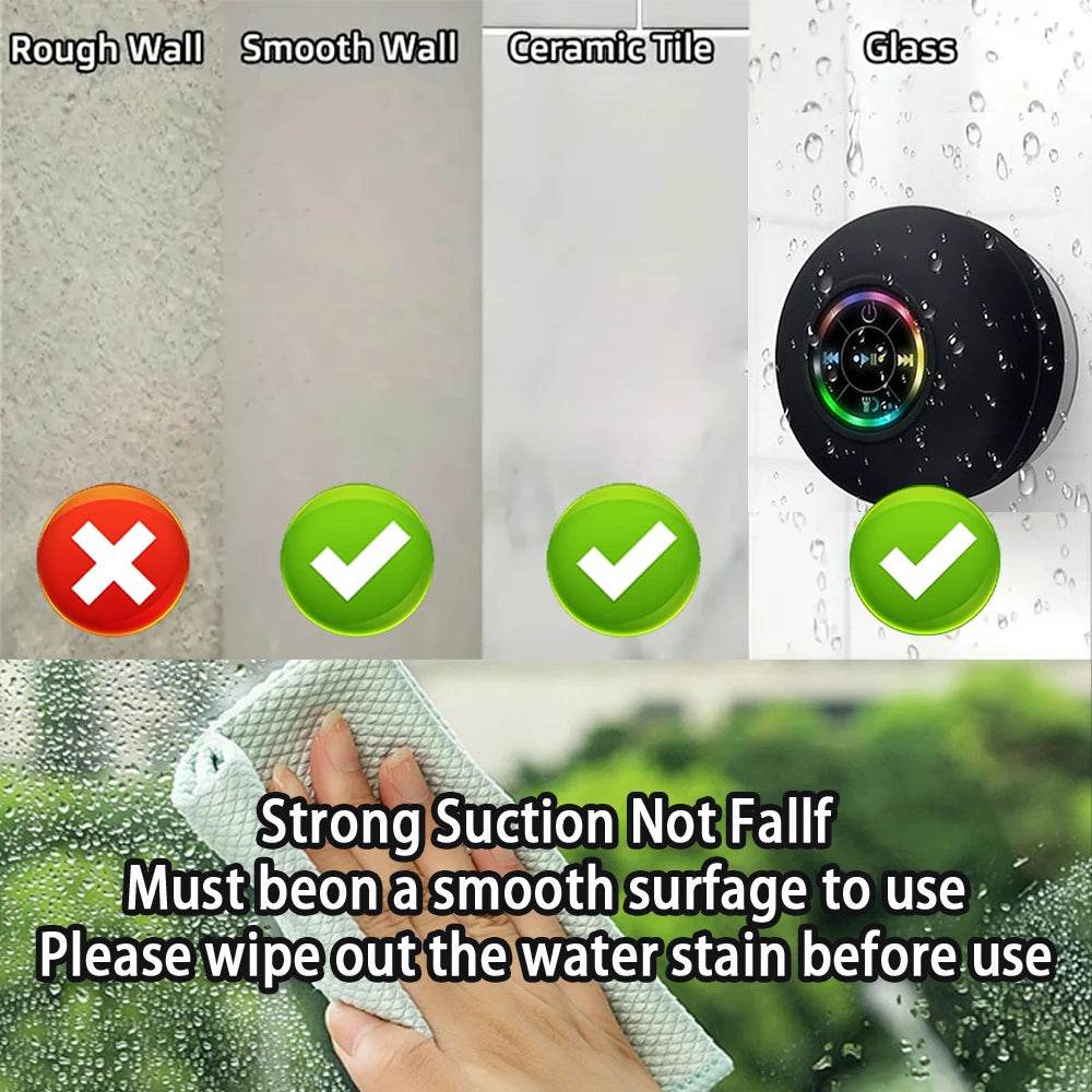 Portable Wireless Bluetooth Speaker LED