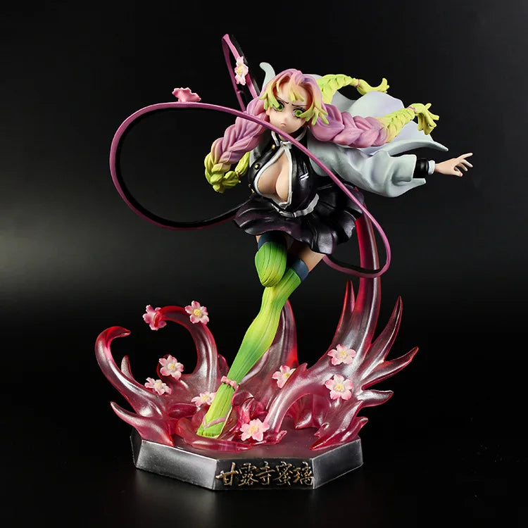 22cm Demon Slayer anime figureKanroji Mitsuri statue pvc Gk Statue