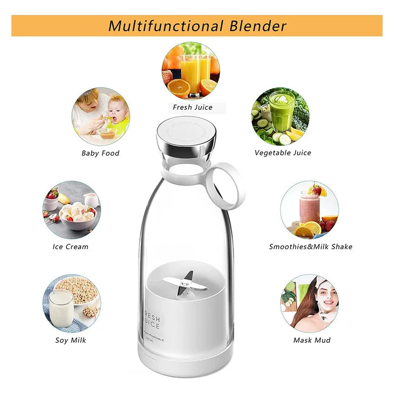Fruit Juicer Household Portable Wireless Rechargeable Mixing Cup