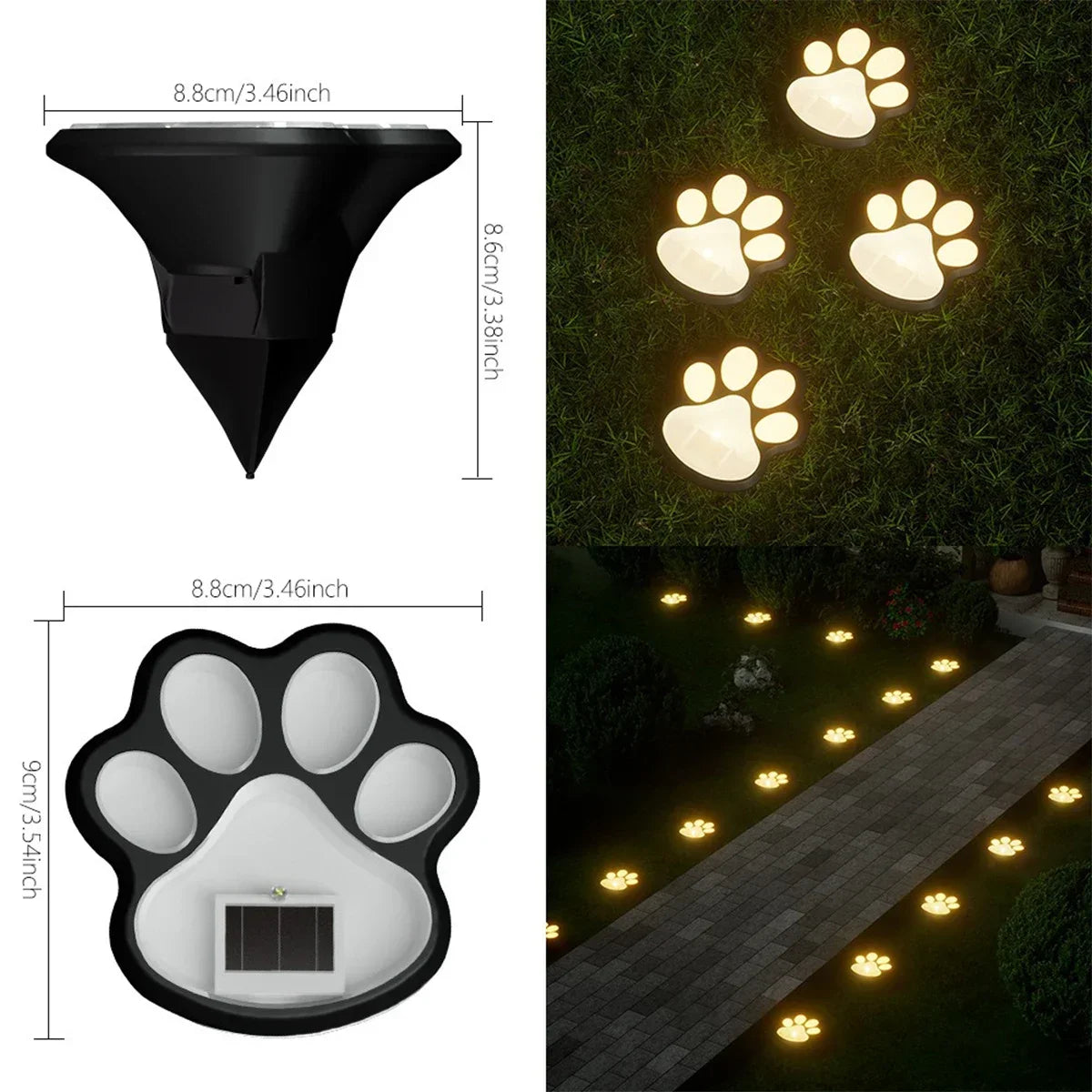 PawGlow Lights – Solar-Powered Paws of Light!