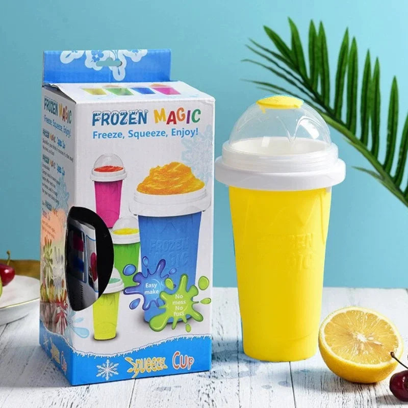 Chill & Sip: Instant Smoothie Slushy Cup