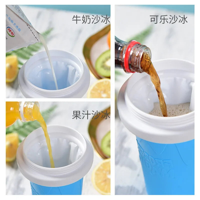 Chill & Sip: Instant Smoothie Slushy Cup