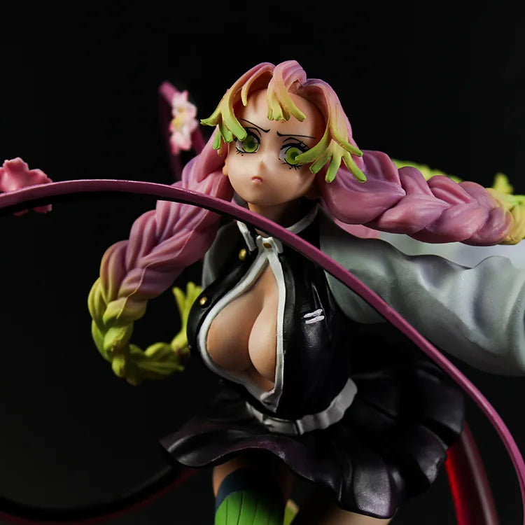 22cm Demon Slayer anime figureKanroji Mitsuri statue pvc Gk Statue
