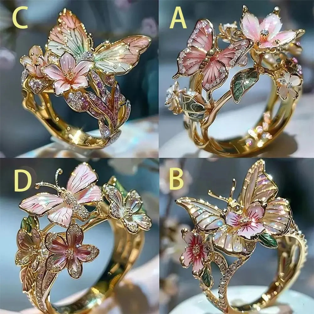 FlutterBloom Ring – Nature’s Elegance on Your Finger