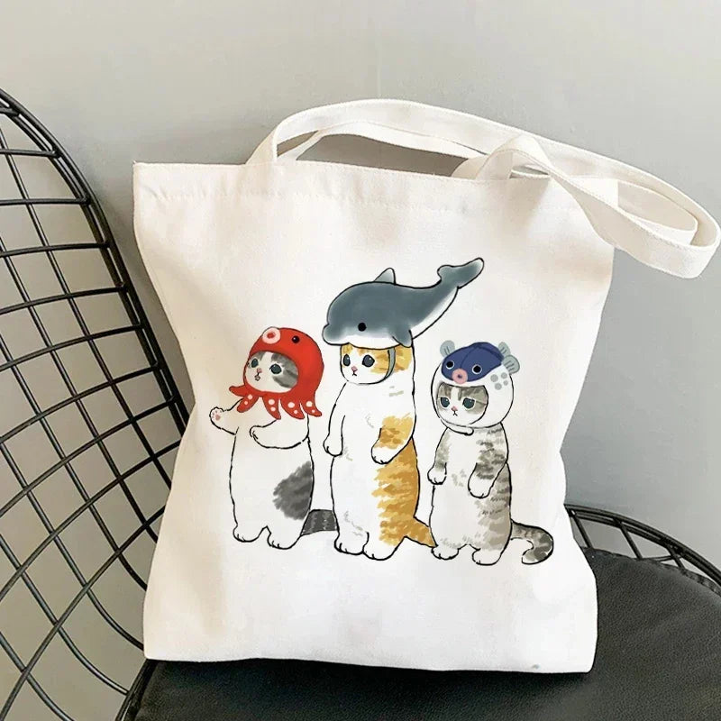 Cute Anime Canvas Handbag