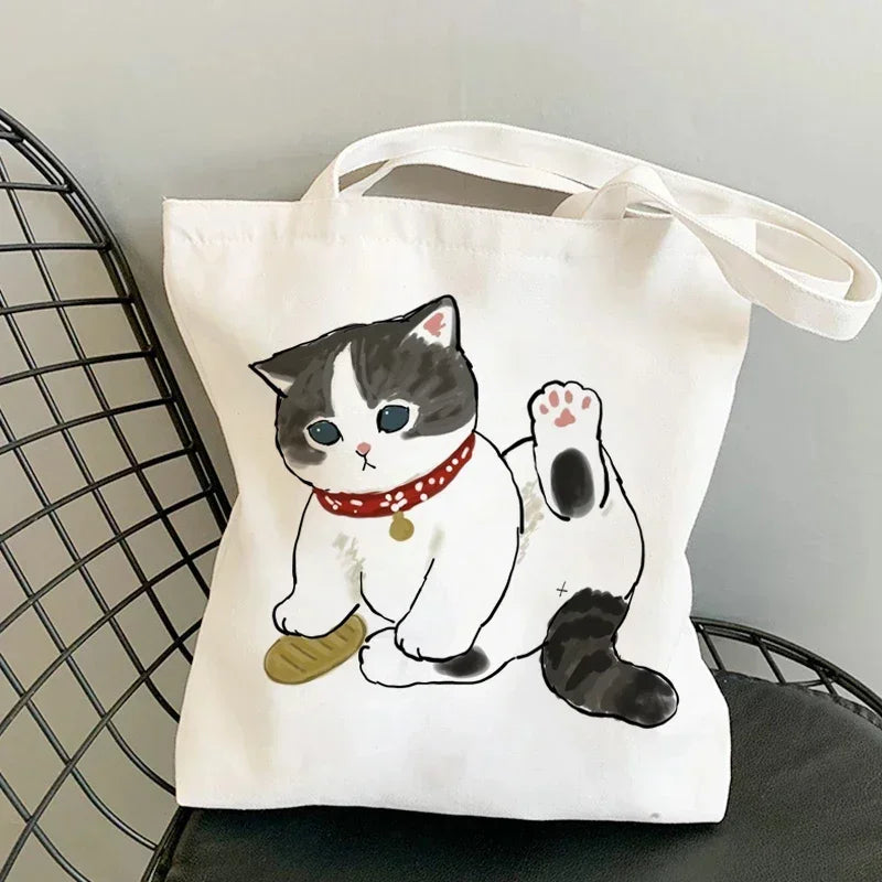 Cute Anime Canvas Handbag