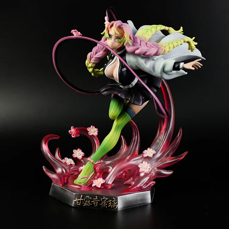 22cm Demon Slayer anime figureKanroji Mitsuri statue pvc Gk Statue