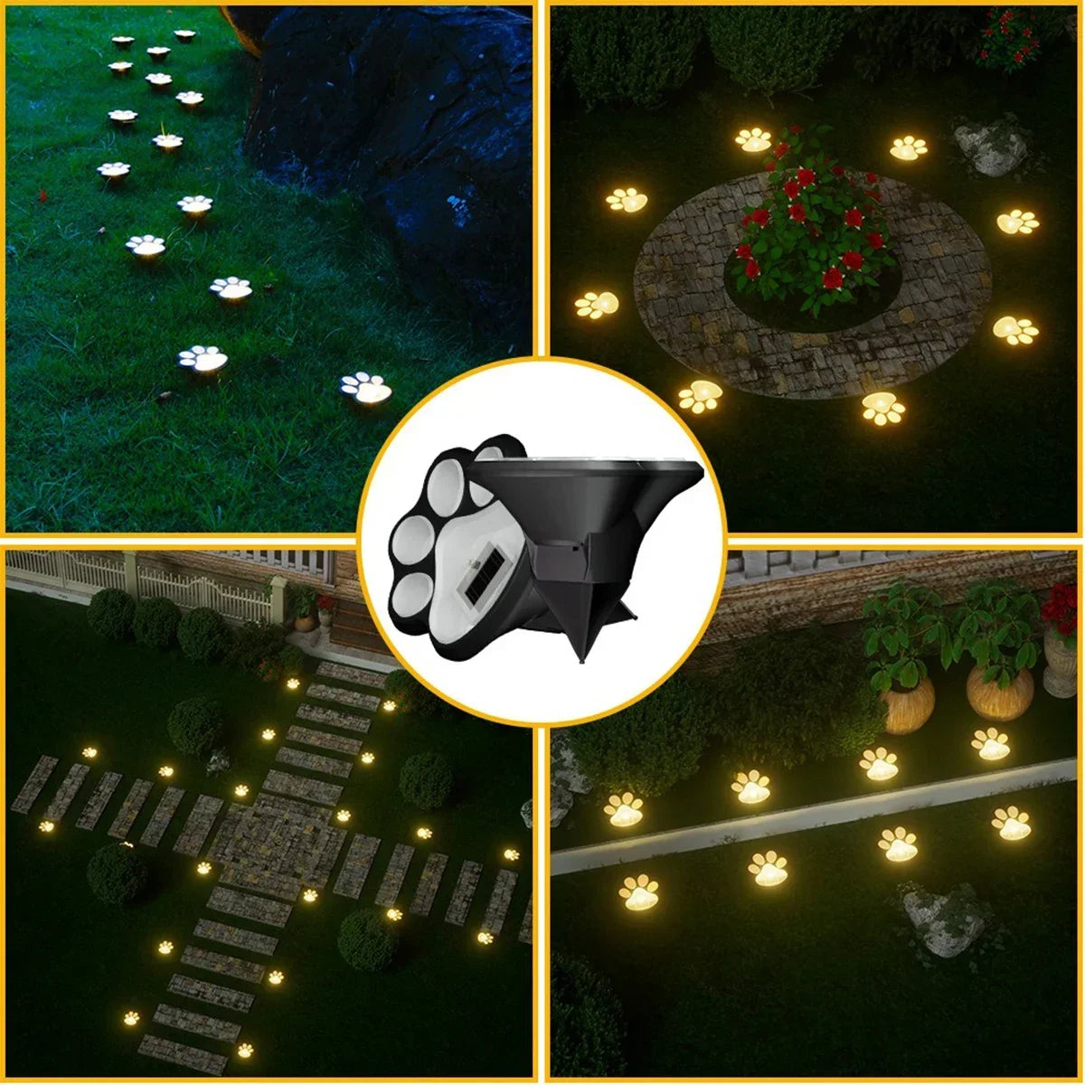 PawGlow Lights – Solar-Powered Paws of Light!