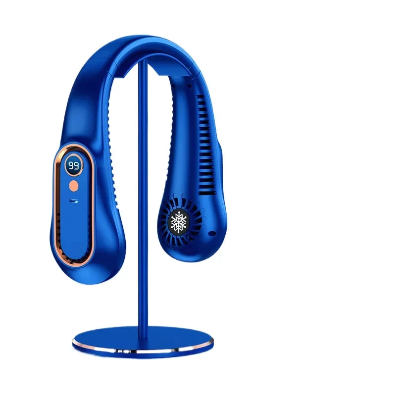 Mini Bladeless Fan, Neck Fan, Cool Wind Blows all over the Body