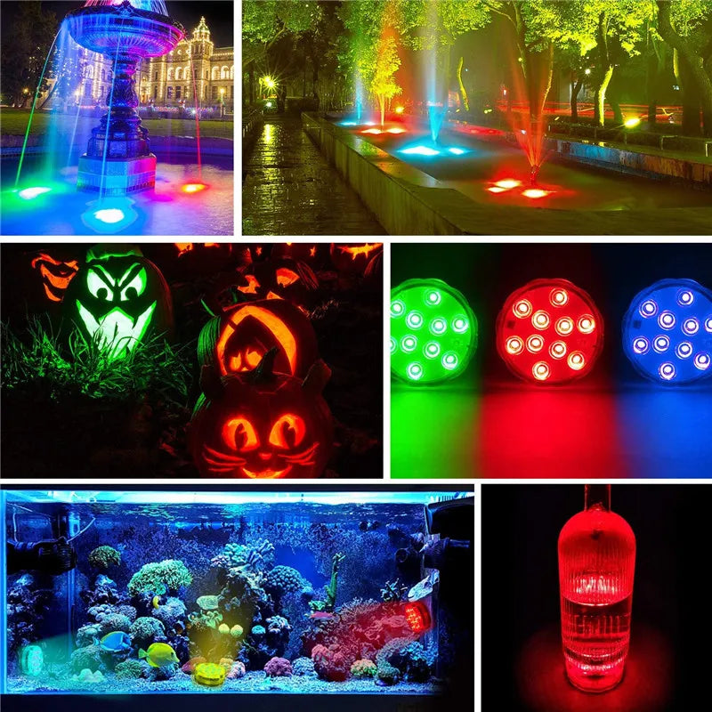 Glow Your Pool: Submersible LED Lights with RF Remote