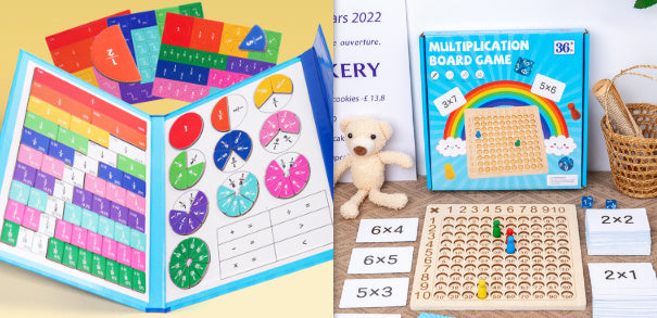 Magnetic Fraction Plate Demonstrator Teaching Toy