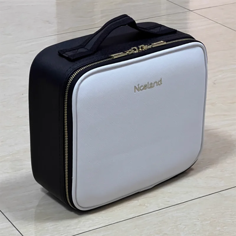 Makeup bag with LED Mirror