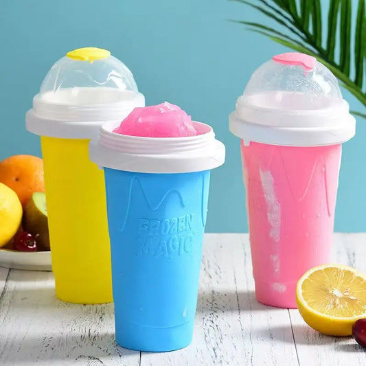 Chill & Sip: Instant Smoothie Slushy Cup