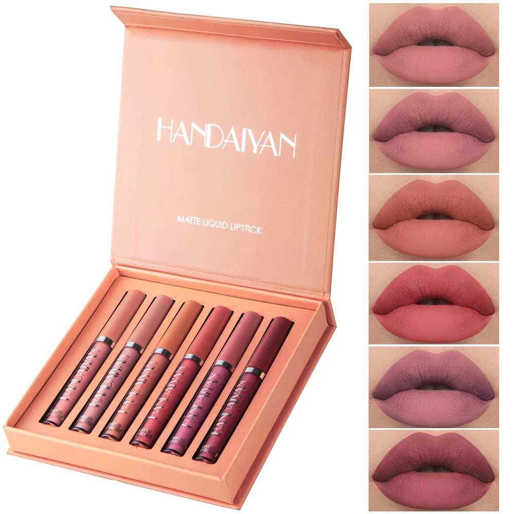 HANDAIYAN Set of 6 Liquid Lipst