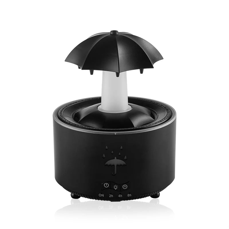 Aromatherapy Rotating Water Droplet Led Umbrella Humidifier