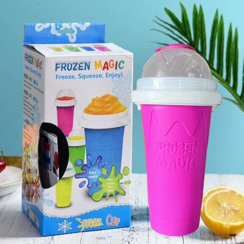 Chill & Sip: Instant Smoothie Slushy Cup