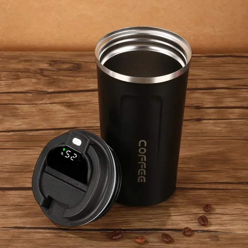 Stainless Steel Travel Mug – Leak-Proof 380/510ml Coffee & Tea Thermos