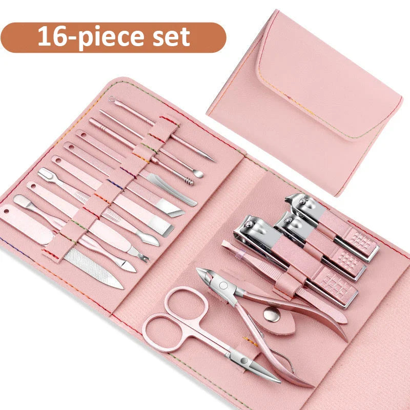 Portable 16pcs Manicure Kit