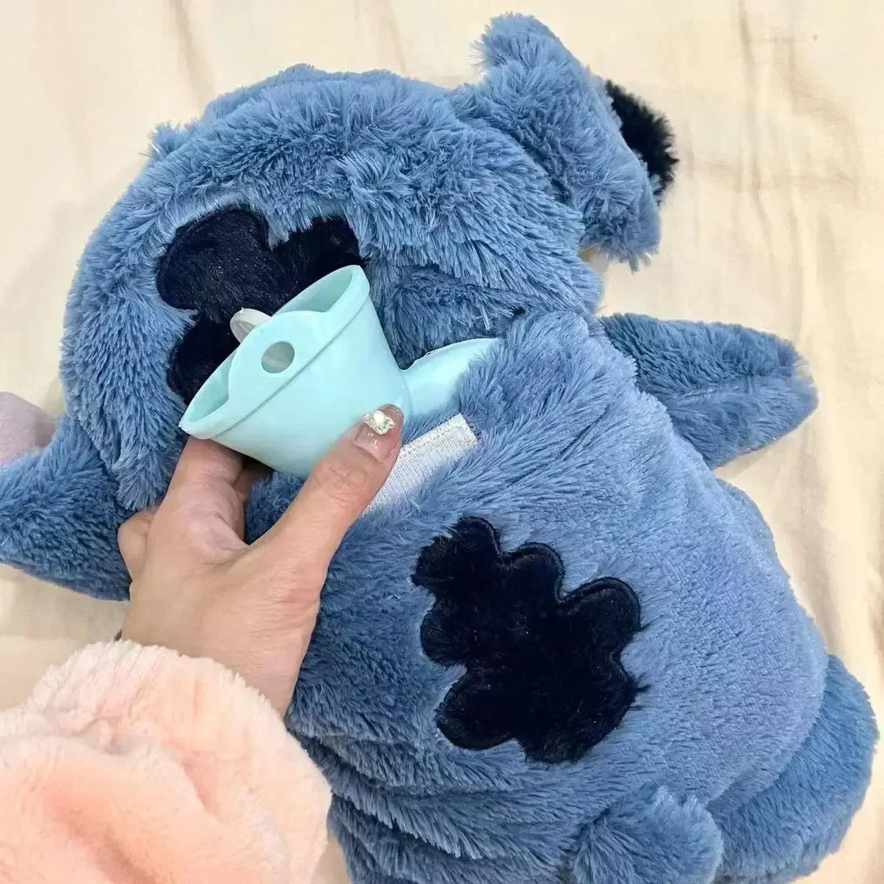 Plush Stitch Toy with Hot Water Bag