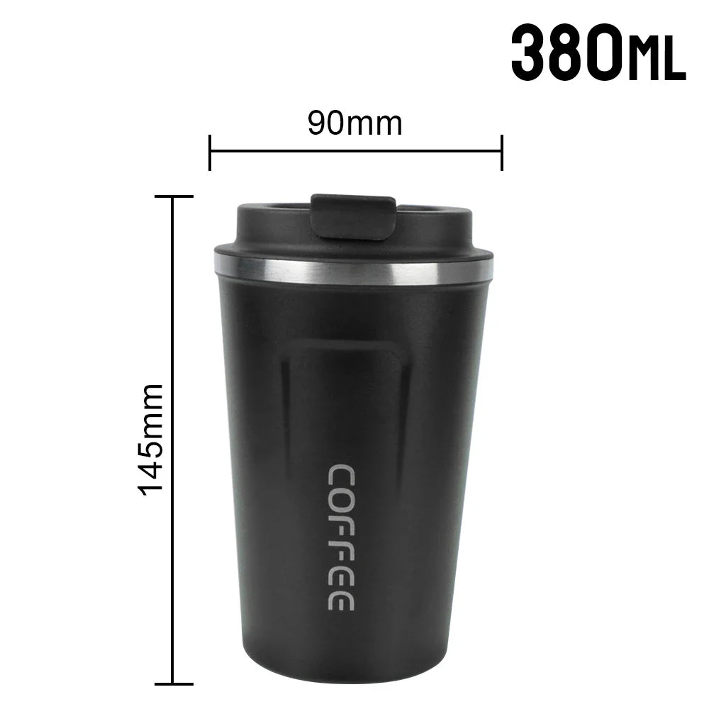 Stainless Steel Travel Mug – Leak-Proof 380/510ml Coffee & Tea Thermos